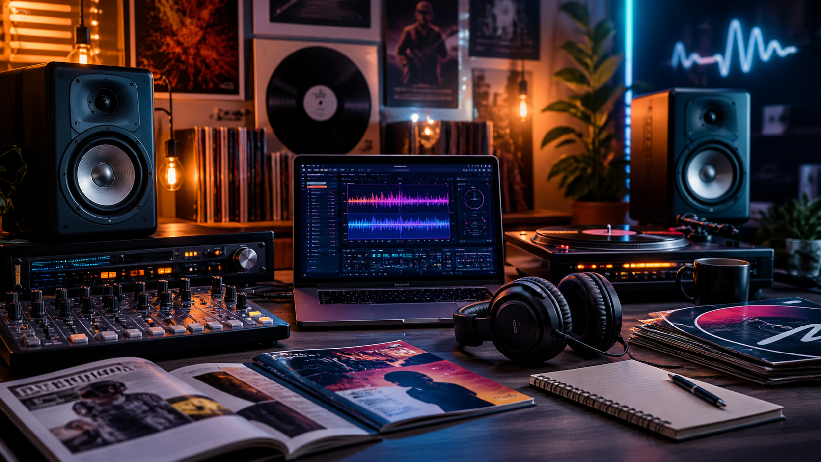 myaudio.online studio and music culture website example